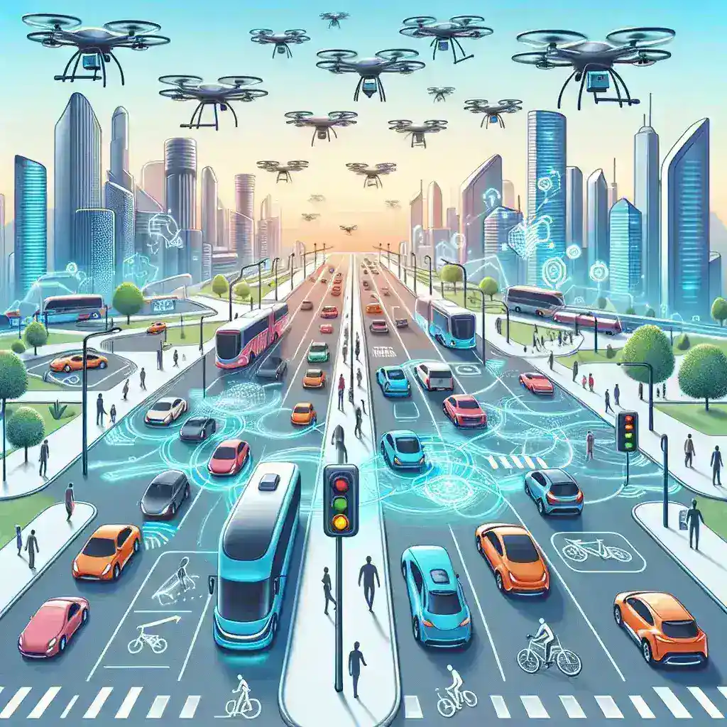 "Cutting-edge autonomous vehicle navigating city streets, showcasing advancements in self-driving technology for mainstream adoption"